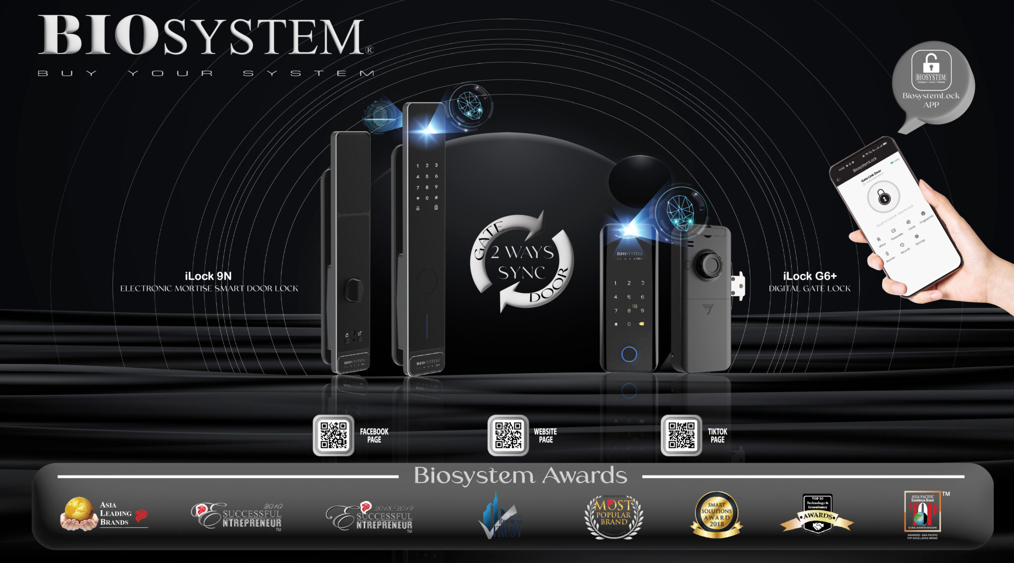 Biosystem – Main supplier for smart digital lock and smart office equipment